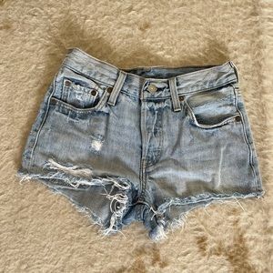 levi’s high rise shorts